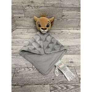Disney Baby Lion King Simba Lovey Security Blanket Lambs and Ivy Gray Plush